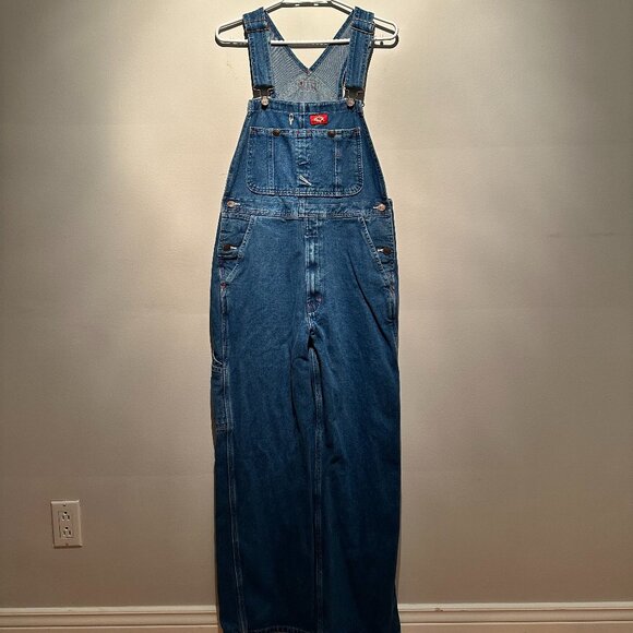 Dickies Denim Overalls - W30 x L32 - Picture 1 of 7